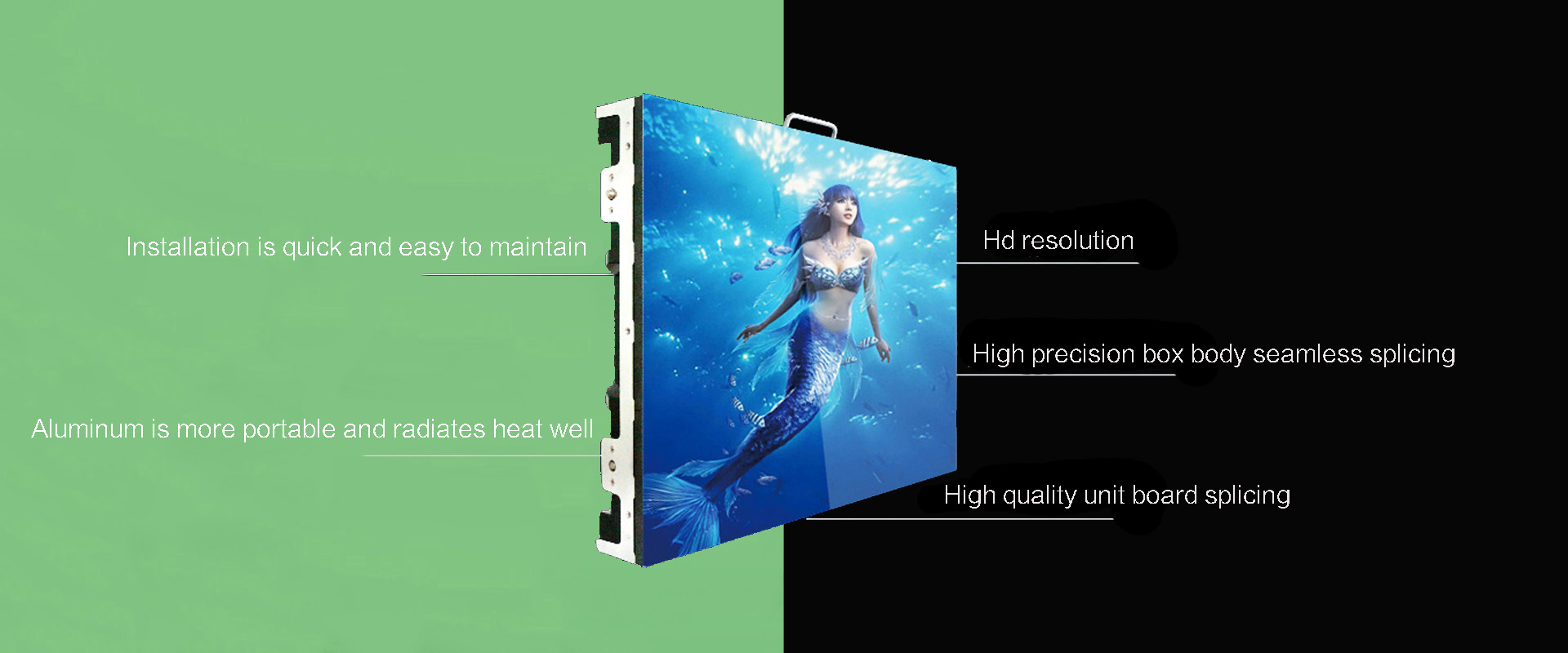 Fine LED screen