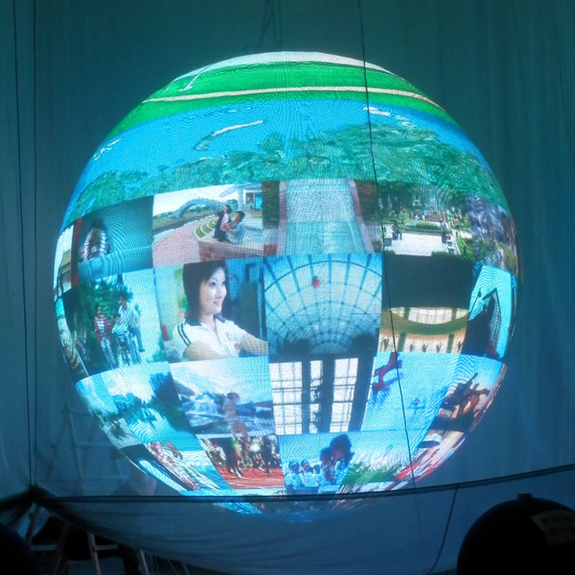 spherical shaped LED display