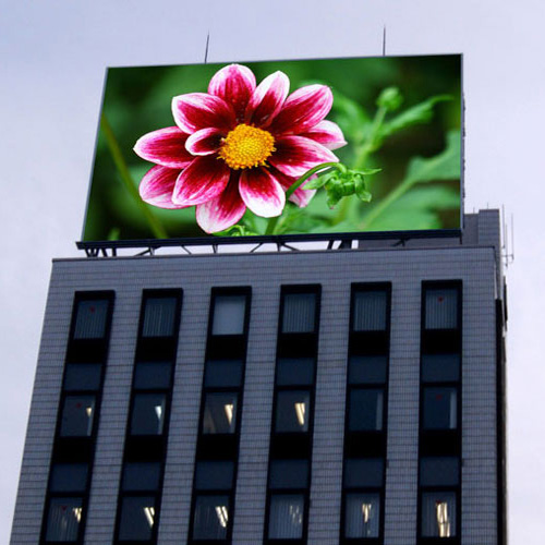 Building installation outdoor LED display