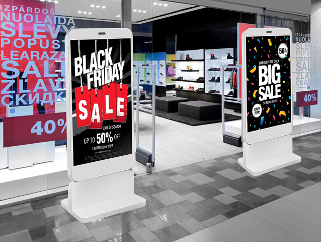 The store LED display
